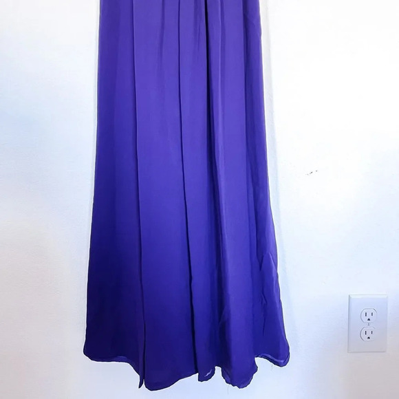 Sachin and Babi Women's Purple Long Evening‎ Dress Small - Picture 5 of 7